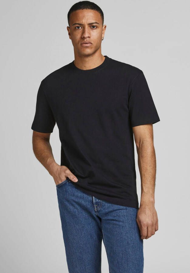 Jack & jones Jjerelaxed TEE SS O-Neck Noos 12190467 Black Heren