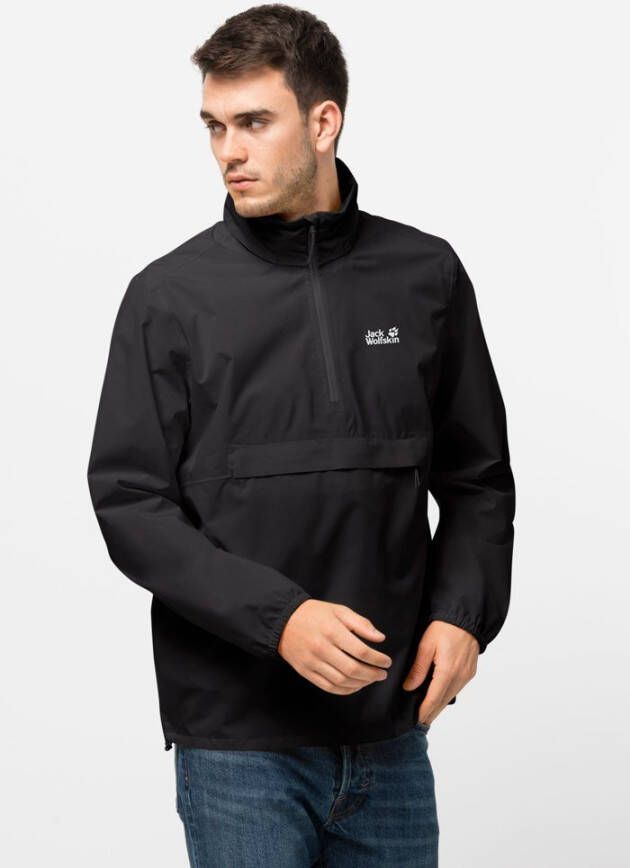 Jack Wolfskin Packs & GO Overhead Men Regenjack Heren XXL grijs black