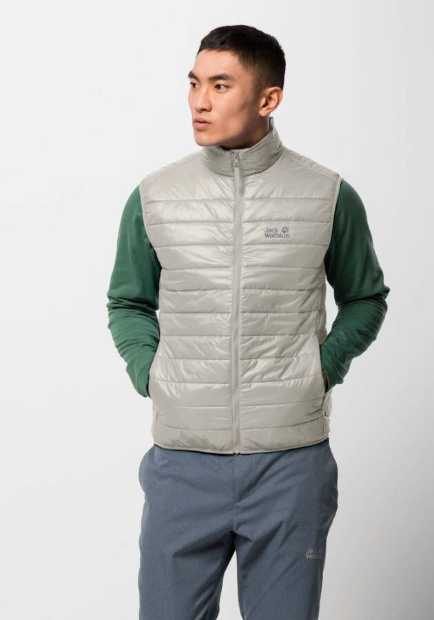 Jack Wolfskin JWP Vest Men Donzen bodywarmer Heren XXL dusty grey dusty grey