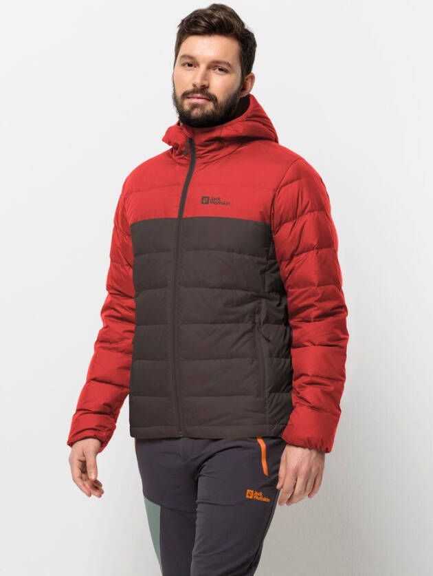 Jack Wolfskin Ather Down Hoody Men Donsjack Heren XXL red earth red earth