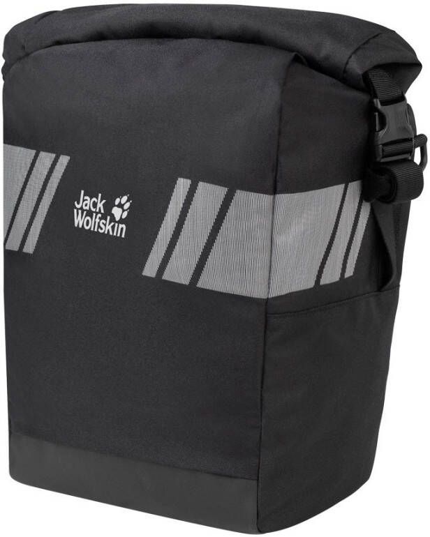 Jack Wolfskin Rack Bags Waterdichte bagagedragertas voor de fiets one size zwart flash black