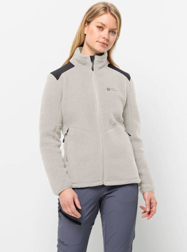 Jack Wolfskin Kammweg Pile FZ Women Trekking-fleecejack Dames XXL dove