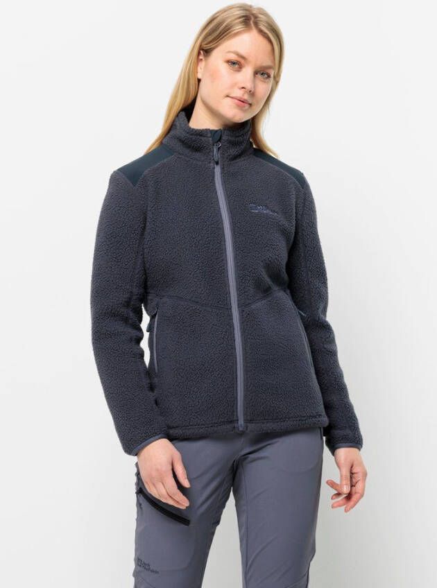 Jack Wolfskin Kammweg Pile FZ Women Trekking-fleecejack Dames XXL graphite