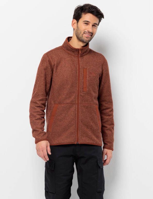 Jack Wolfskin Tannenspur Jacket Men Fleece jack Heren XXL carmine