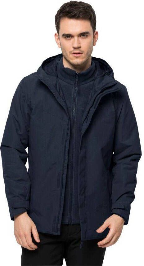 Jack Wolfskin Altenberg 3in1 Jacket Men 3in1 jack Heren 3XL blue night blue