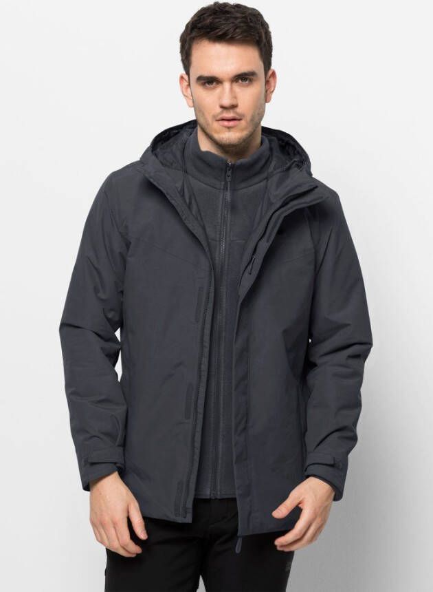 Jack Wolfskin Functioneel 3-in-1-jack ALTENBERG 3IN1 JKT M (2-delig)