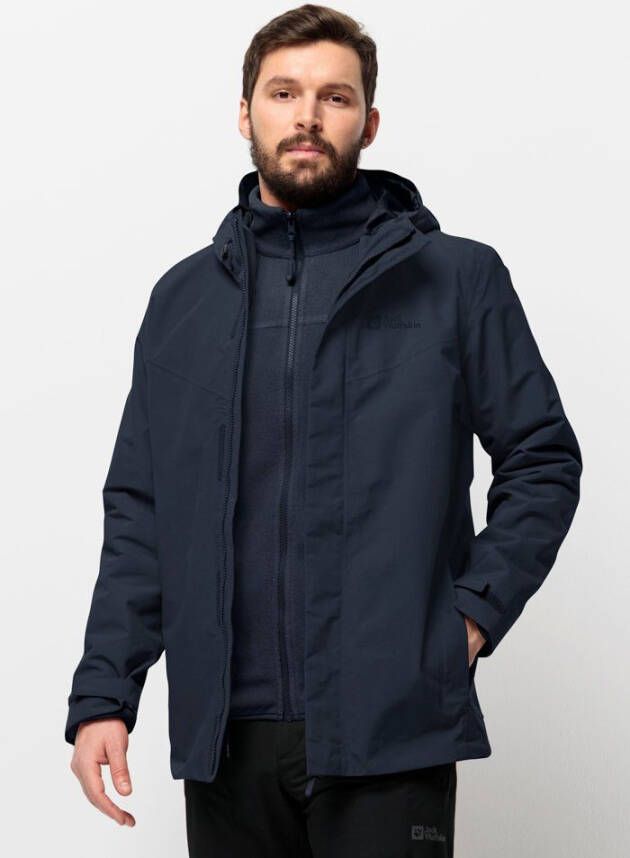 Jack Wolfskin Altenberg 3in1 Jacket Men 3in1 jack Heren 3XL blue night blue