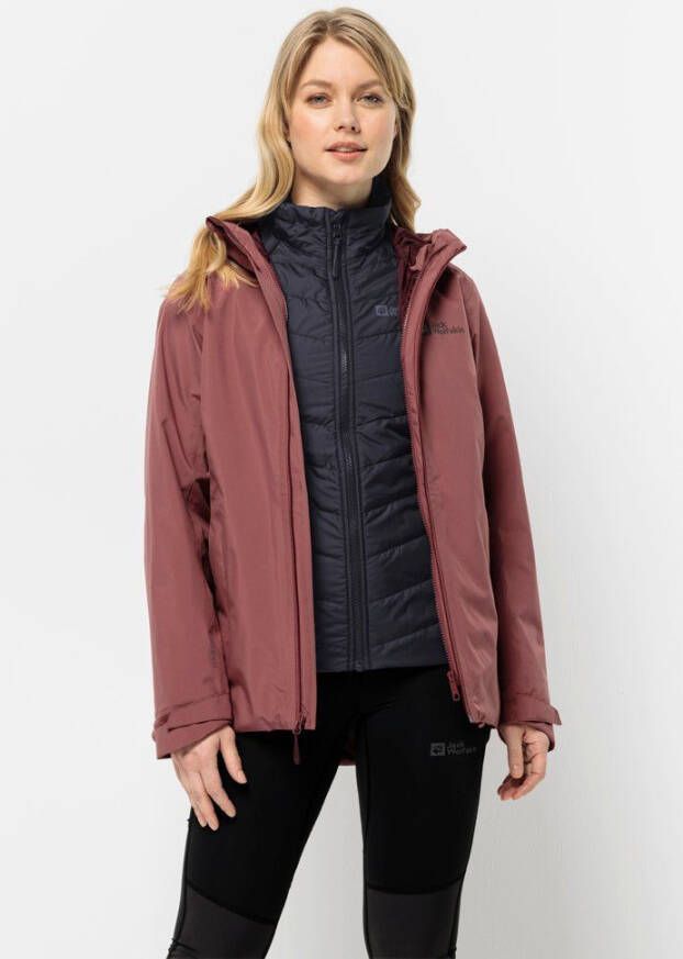Jack Wolfskin Functioneel 3-in-1-jack GLAABACH 3-in-1 JKT W (2-delig)