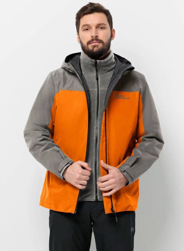 Jack Wolfskin Taubenberg 3in1 Jacket Men 3 in 1 Jacke Herren S blood orange blood orange