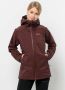 Jack Wolfskin Cyrox 3L Jacket Women Innovatief hardshell-regenjack Dames XL dark maroon dark maroon - Thumbnail 1