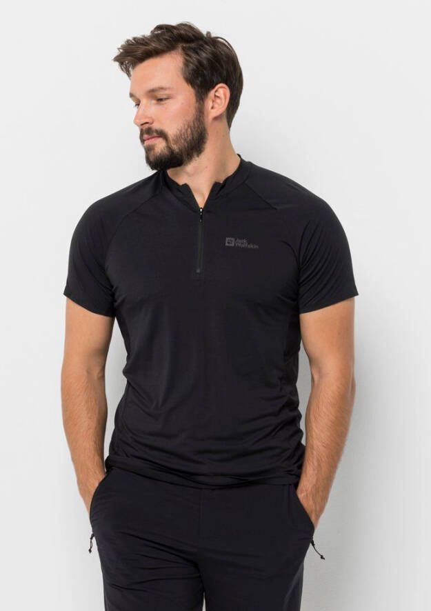 Jack Wolfskin Prelight Pro Zip T-Shirt Men Functioneel shirt Heren XXL zwart black
