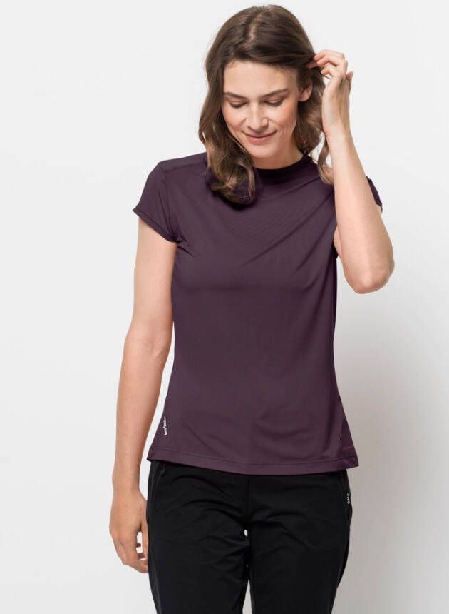Jack Wolfskin Tasman S S Women Functioneel shirt Dames XS violet grapevine
