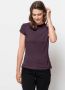 Jack Wolfskin Tasman S S Women Functioneel shirt Dames XS violet grapevine - Thumbnail 2