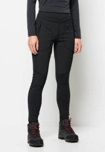Jack Wolfskin Salmaser Tights Women Wandelbroek Dames XXL grijs black