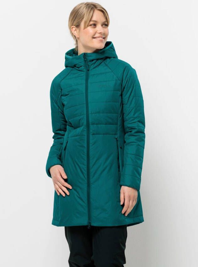 Jack Wolfskin Lapawa Ins Coat Women Winterjas Dames XL sea green sea green