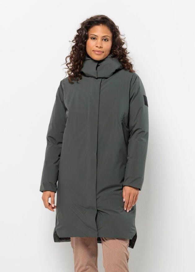 Jack Wolfskin Luisenplatz Coat Women RDS Donsjas Dames XXL slate green slate green