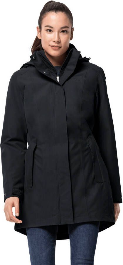 Jack Wolfskin Madison Avenue Coat Waterdichte winterjas Dames XXL phantom
