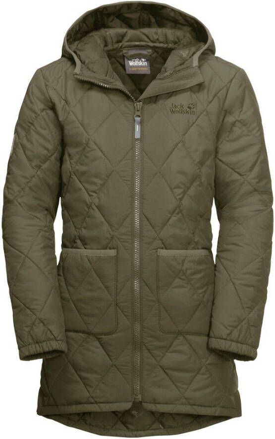 Jack Wolfskin Winter Diamond Jacket Girls Winterjas meisjes 92 burnt olive burnt olive