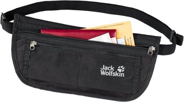 Jack Wolfskin Docu t Belts DE Luxe Buiktasje voor reisdocu ten one size zwart black