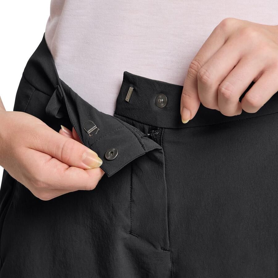 Jack Wolfskin Hikeout 3|4 Pants Women Trekking-broek met zonnebescherming Dames 34 black - Foto 2