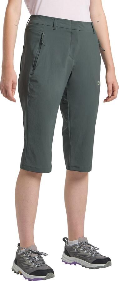Jack Wolfskin Hikeout 3|4 Pants Women Trekking-broek met zonnebescherming Dames 36 slate green slate green - Foto 7