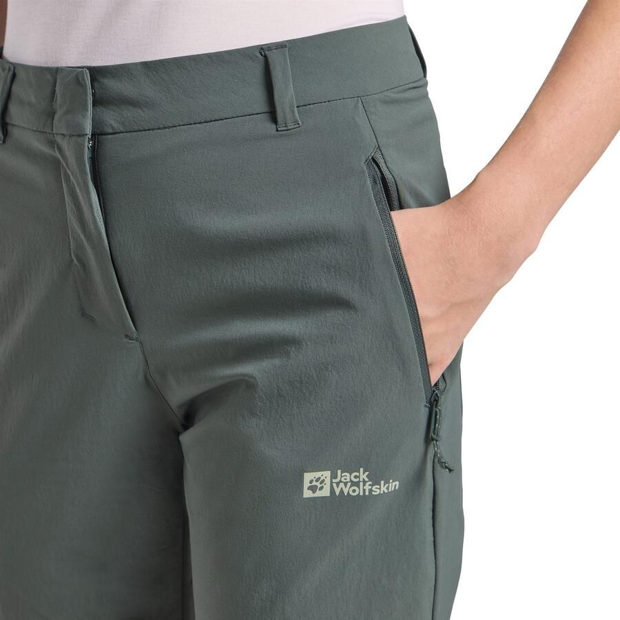 Jack Wolfskin Hikeout 3|4 Pants Women Trekking-broek met zonnebescherming Dames 36 slate green slate green