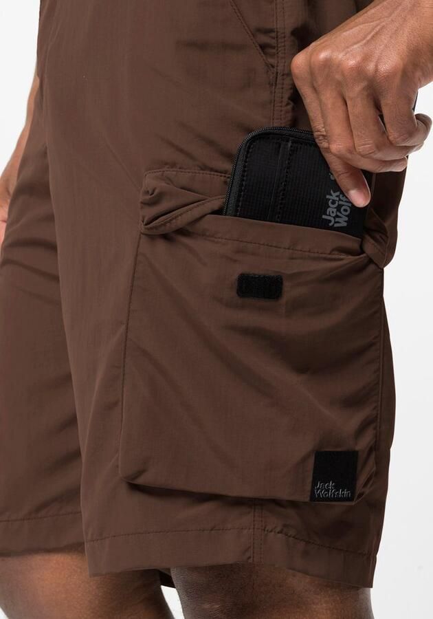 Jack Wolfskin Kalahari Cargo Men Korte broek Heren 46 dark mahogany Dark Mahogany - Foto 3