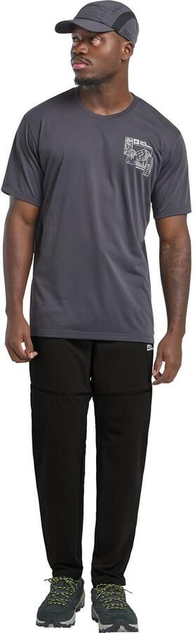 Jack Wolfskin Hikeout Zip Away Pants Men Zip-Off-broek met zonnebescherming Heren 48 black - Foto 6