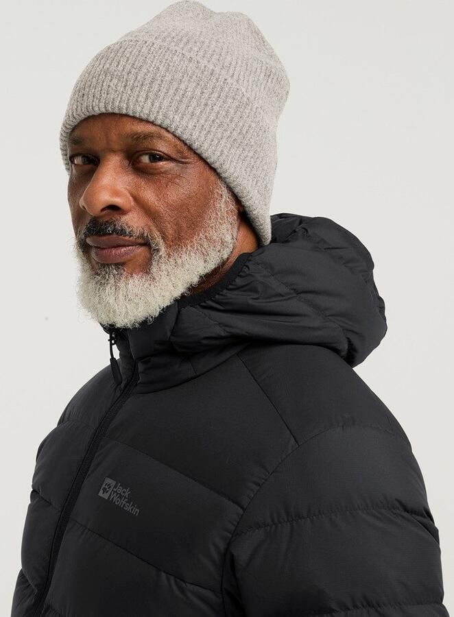 Jack Wolfskin Fuzzy Beanie Klassieke gebreide muts M pale sand pale sand - Foto 5