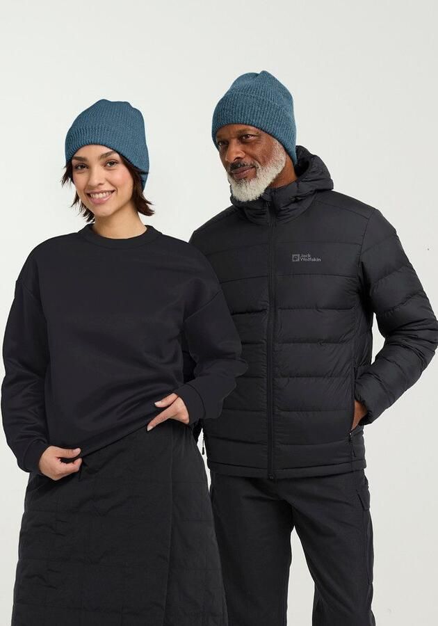Jack Wolfskin Fuzzy Beanie Klassieke gebreide muts M aluminium blue aluminium blue - Foto 8