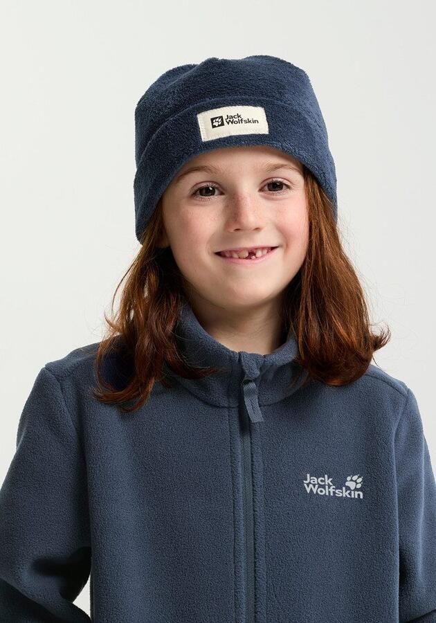 Jack Wolfskin Nepali Beanie Kids Fluffy muts kinderen One Size midnight sky midnight sky - Foto 10