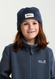 Jack Wolfskin Nepali Beanie Kids Fluffy muts kinderen One Size midnight sky midnight sky - Thumbnail 10