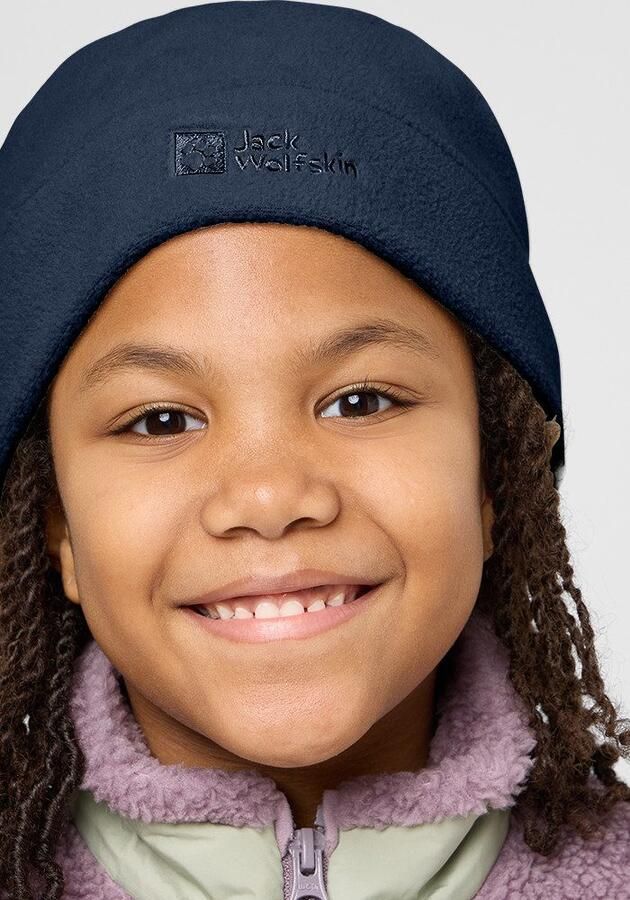 Jack Wolfskin Real Stuff Beanie Kids Wintermuts Kinderen One Size blue night blue - Foto 3
