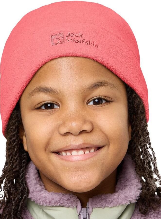 Jack Wolfskin Real Stuff Beanie Kids Wintermuts Kinderen One Size sunset coral sunset coral - Foto 6