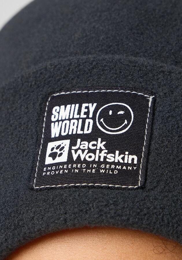 Jack Wolfskin Smileyworld Teen Beanie muts Kinderen One Size granite black granite black - Foto 3