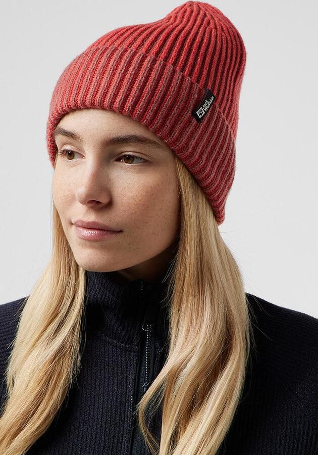 Jack Wolfskin Vybrant Beanie muts L mineral red mineral red - Foto 3