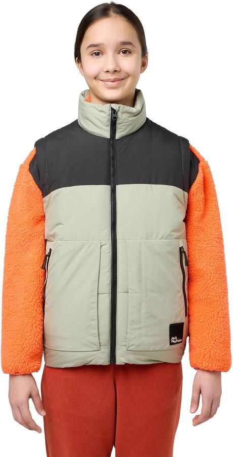 Jack Wolfskin Teen Ins Vest Youth Outdoor-bodywarmer tieners 128 mint leaf mint leaf - Foto 4
