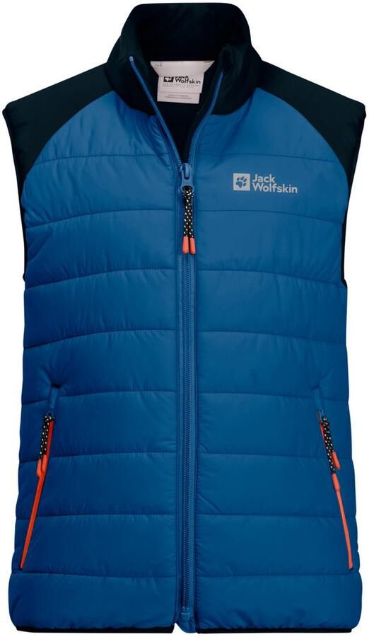 Jack Wolfskin Zenon Vest Kids Doorgestikte bodywarmer Kinderen 116 crisp cobalt crisp cobalt - Foto 2