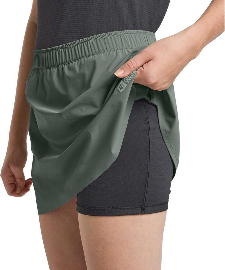Jack Wolfskin Prelight Swift Skort Women Skort Dames XL slate green slate green - Foto 4