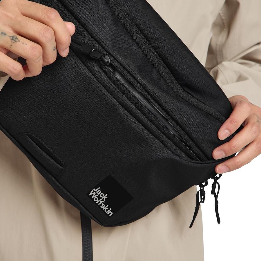 Jack Wolfskin Gutleut Crossbody Buiktasje One Size black - Foto 6