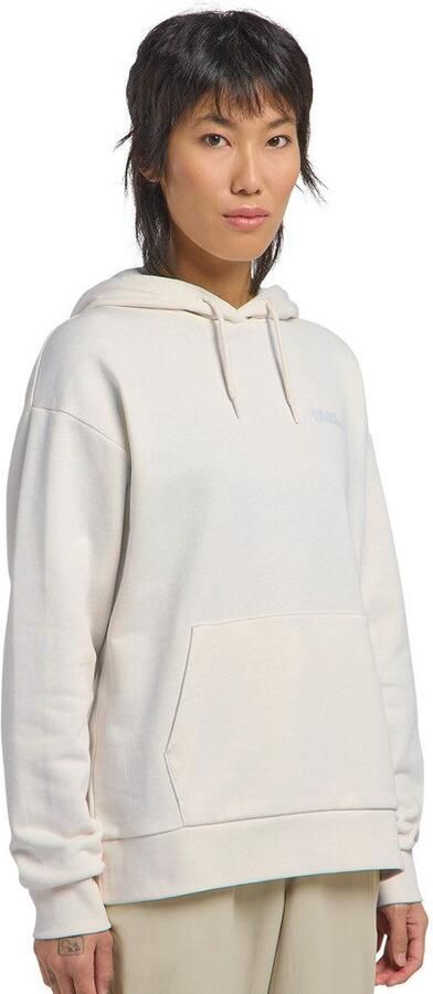Jack Wolfskin Essential Hoodie Women Hoodie van biologisch katoen dames XXL cotton white cotton white - Foto 8