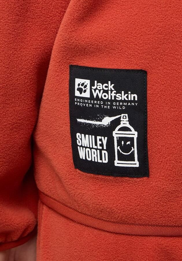 Jack Wolfskin Smileyworld Hoody Youth Hoodie van fleece Kinderen XL intense rust intense rust - Foto 4