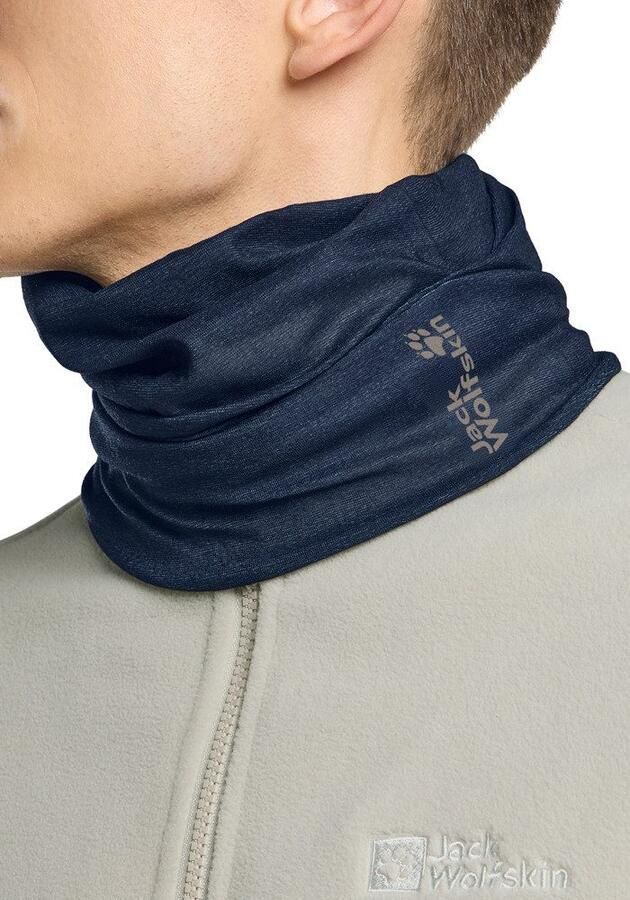 Jack Wolfskin Basic Neckgaiter Colsjaal One Size blue night blue - Foto 4