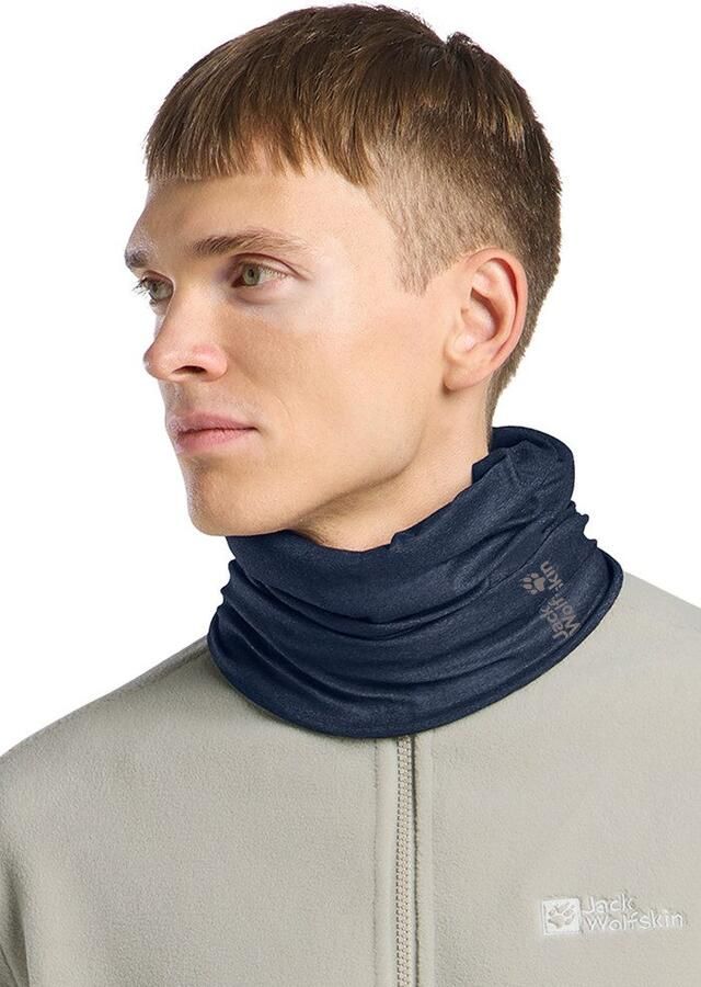 Jack Wolfskin Basic Neckgaiter Colsjaal One Size blue night blue - Foto 3