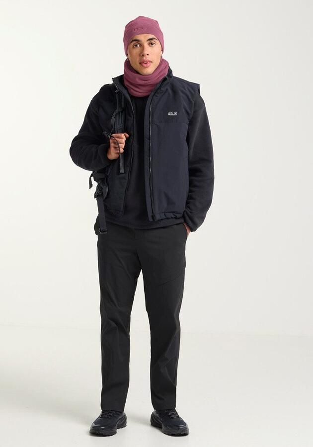 Jack Wolfskin Real Stuff Loop Colsjaal van fleece One Size raisin - Foto 6