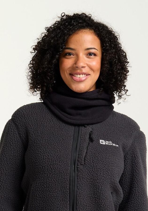 Jack Wolfskin Vertigo Loop Colsjaal van fleece One Size black - Foto 5