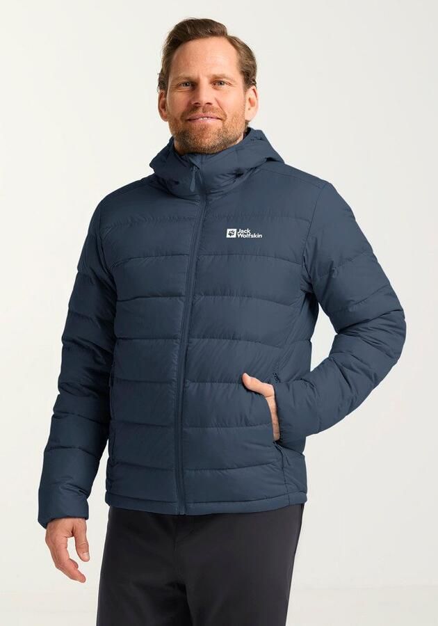 Jack Wolfskin Ather Down Hoody Men RDS Donsjack Heren XXXL midnight sky dark navy midnight sky dark navy - Foto 8