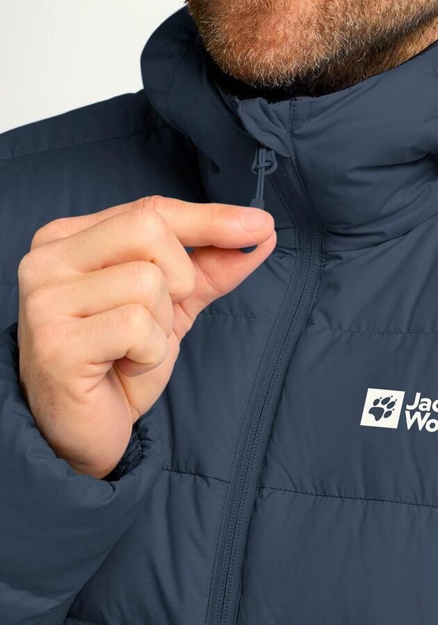 Jack Wolfskin Ather Down Hoody Men RDS Donsjack Heren XXXL midnight sky dark navy midnight sky dark navy - Foto 4
