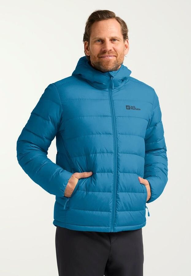 Jack Wolfskin Ather Down Hoody Men RDS Donsjack Heren XXXL aurora blue aurora blue - Foto 11
