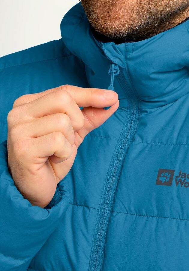 Jack Wolfskin Ather Down Hoody Men RDS Donsjack Heren XXXL aurora blue aurora blue - Foto 4
